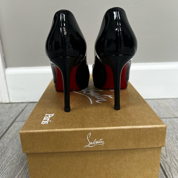 Christian Louboutin Black Pigalle Plato 120 Patent Calf - Picture 3 of 8